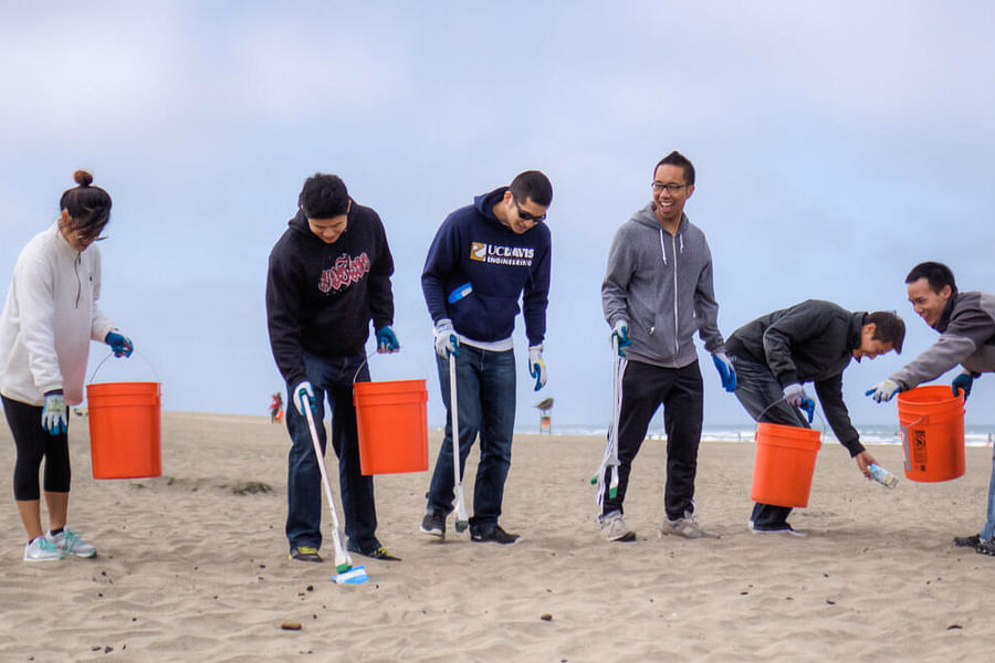 beach clean-up
