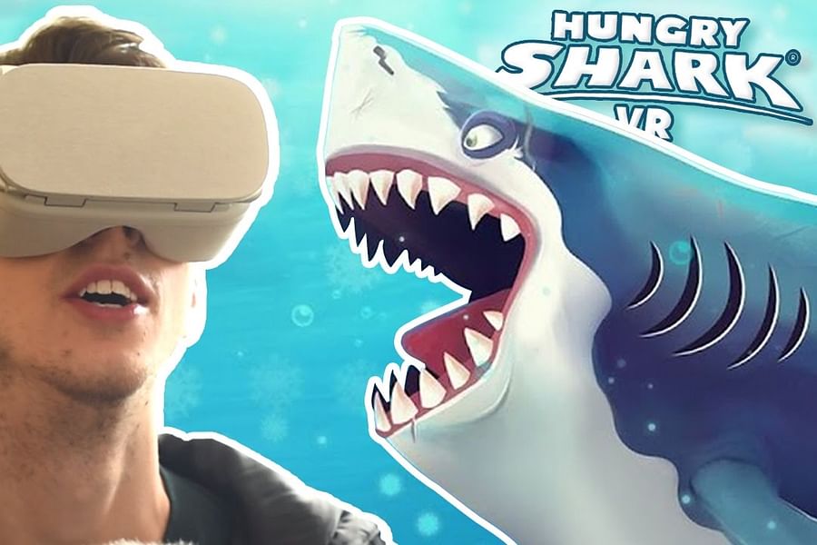 Sharks VR app gameplay