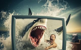 Has Shark Week ever faced criticism for sensationalizing shark attacks?